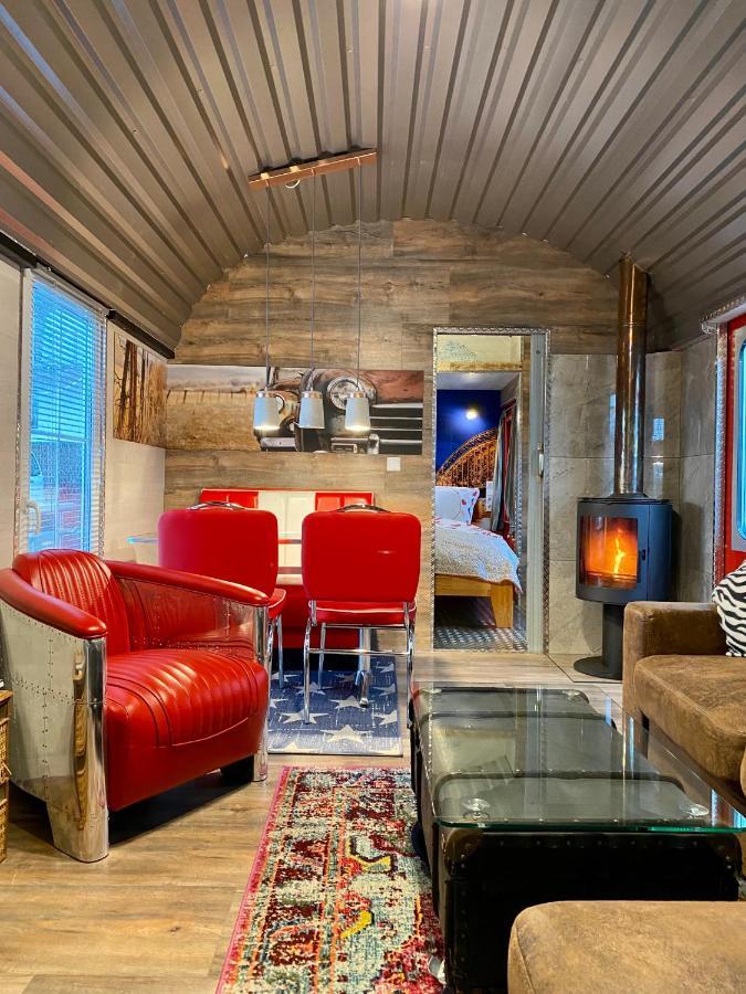 Gleis 2, Waggon Mit Ofen, Optional Mit Whirlpool Und Sauna Dahlem  Exterior photo