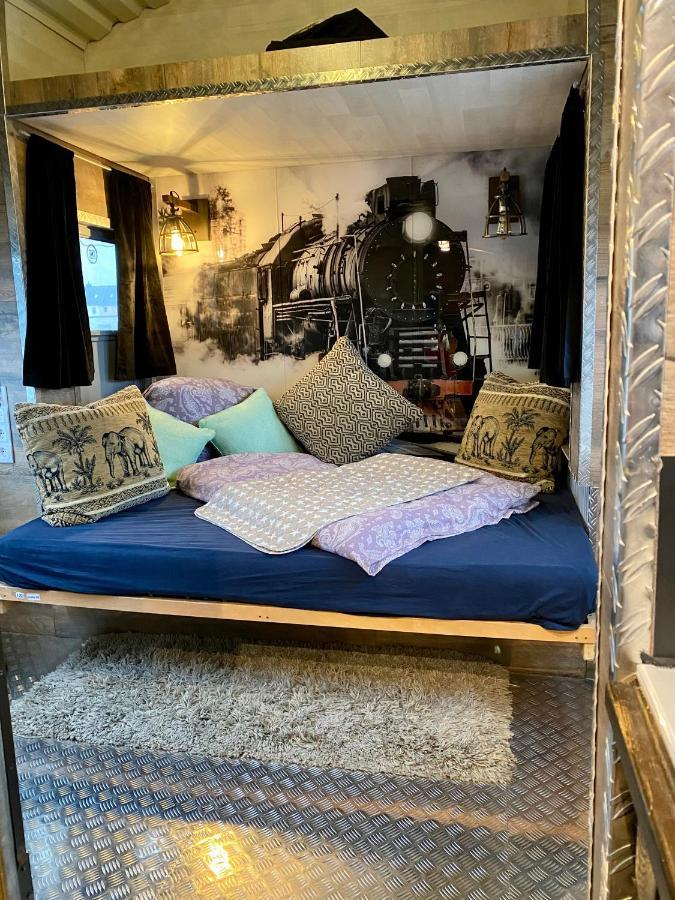 Gleis 2, Waggon Mit Ofen, Optional Mit Whirlpool Und Sauna Dahlem  Exterior photo