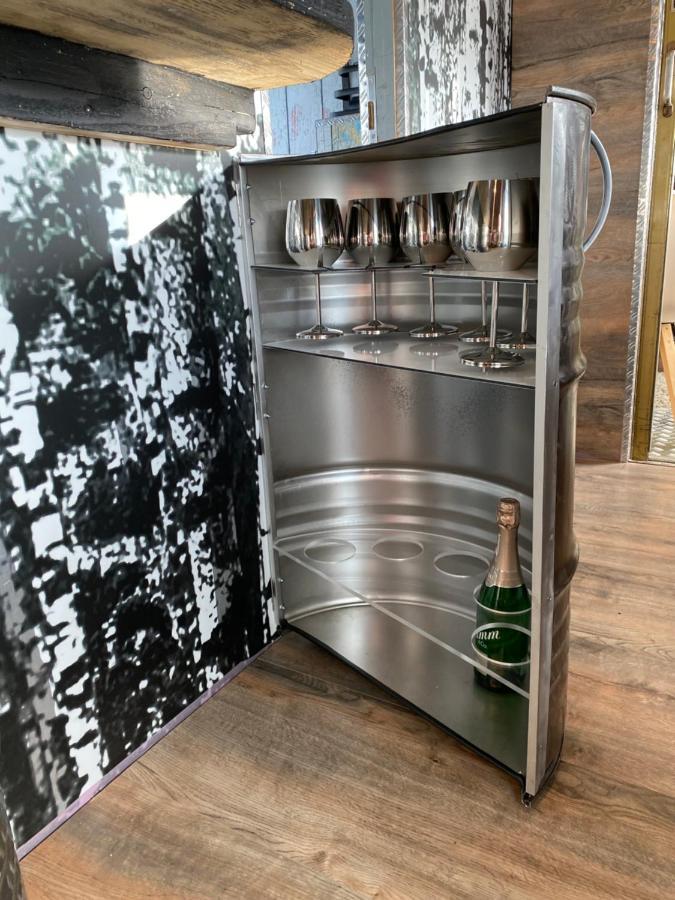 Gleis 2, Waggon Mit Ofen, Optional Mit Whirlpool Und Sauna Dahlem  Exterior photo